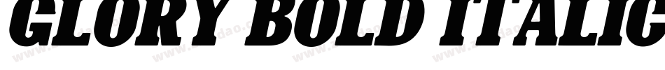 GlOrY BoLd iTaLiC字体转换